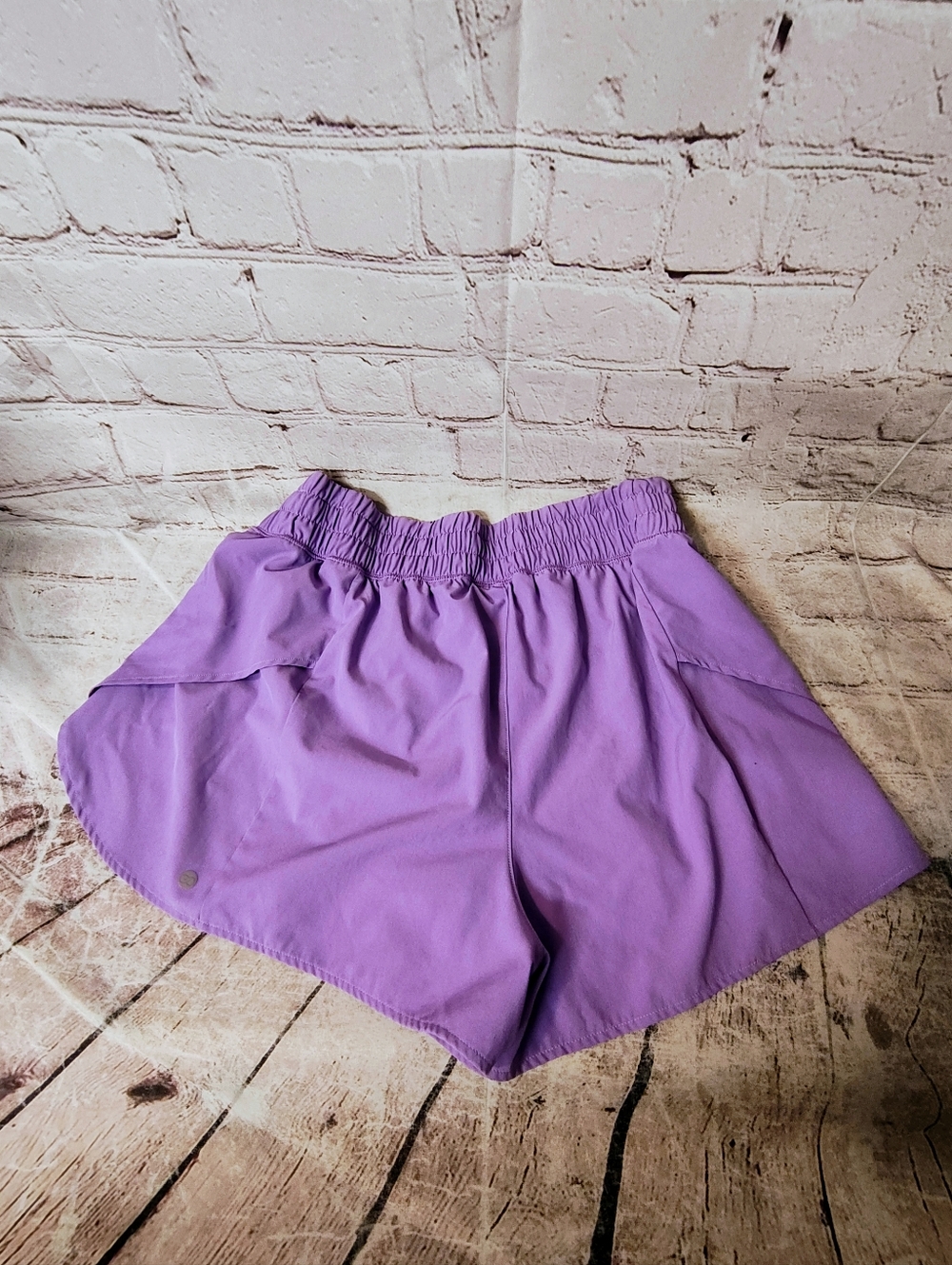 Calia Step Up Women's Shorts Lavender Purple Petal High Rise Shorts L - Picture 2 of 12